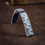 patina blue grey alligator leather watch strap – photo 2