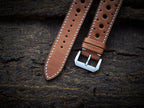 tan brown vachetta leather watch strap – photo 3