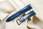 navy shell cordovan leather watch strap – photo 3