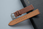 brown saffiano leather watch strap – photo 3