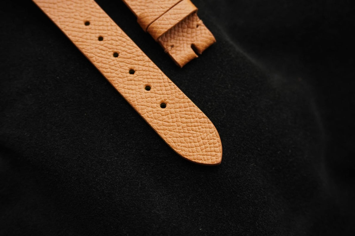 cognac epsom leather watch strap – photo 3