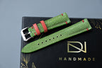 light green stingray leather watch strap – photo 3