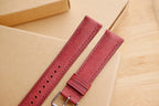 bordeaux pueblo leather watch strap – photo 3