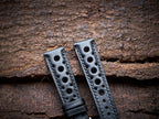 black vachetta leather watch strap – photo 3