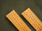 tan brown sea snake leather watch strap – photo 3