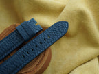 dark blue togo leather watch strap – photo 3