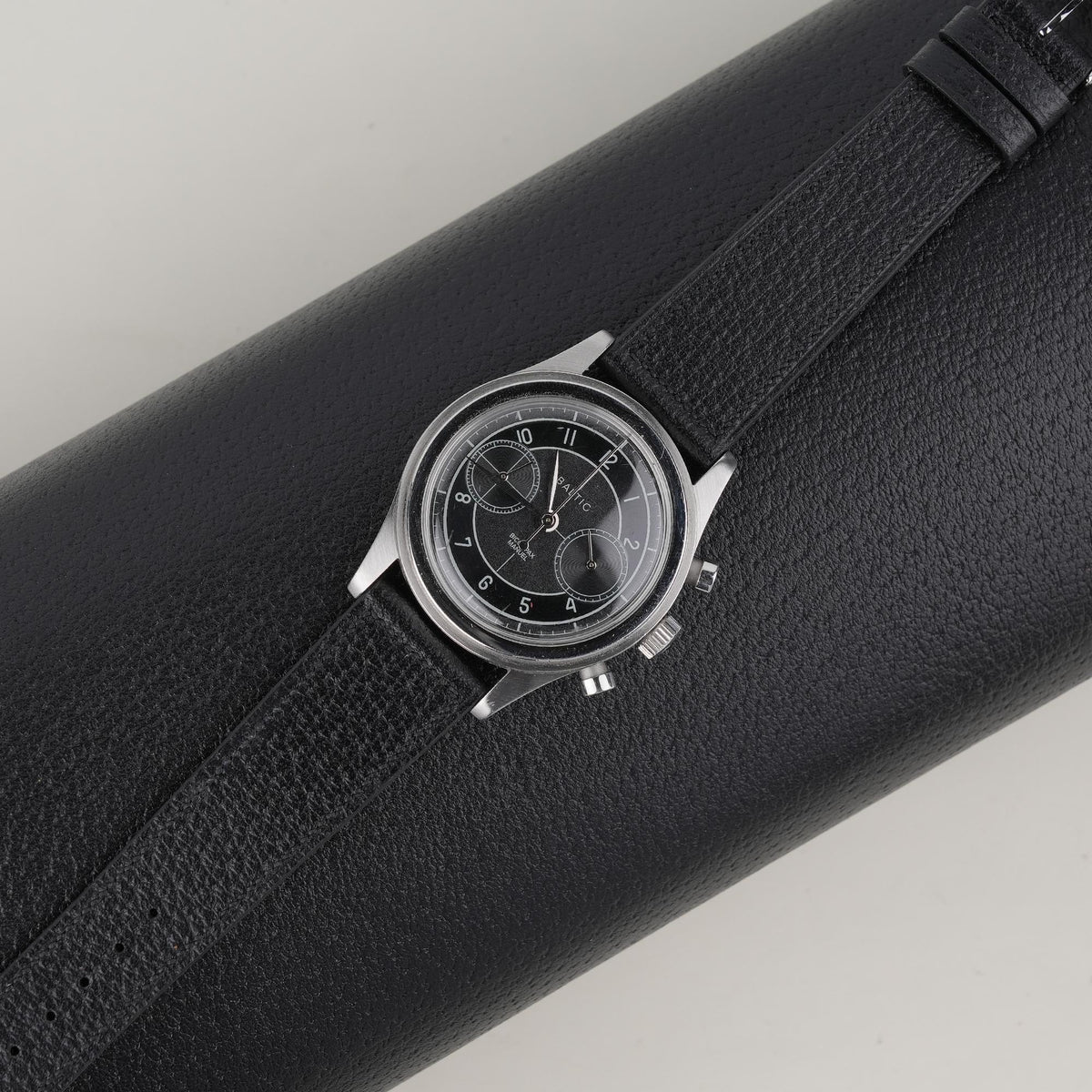 black peccary leather watch strap – photo 3