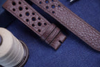 brown vachetta leather watch strap – photo 3