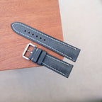 navy blue babele leather watch strap – photo 3