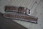 black & gold lizard leather watch strap – photo 3