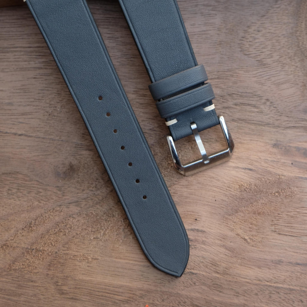 dark gray swift leather watch strap – photo 3