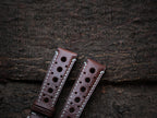 brown vachetta leather watch strap – photo 3