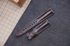 brown coffee lizard leather watch strap – photo 3