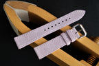 purple suede leather watch strap – photo 3
