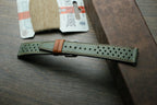 green maya leather watch strap – photo 3