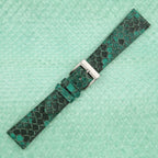 green python leather watch strap – photo 3