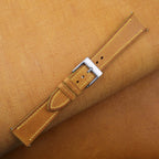 whiskey & golden babele leather watch strap – photo 3