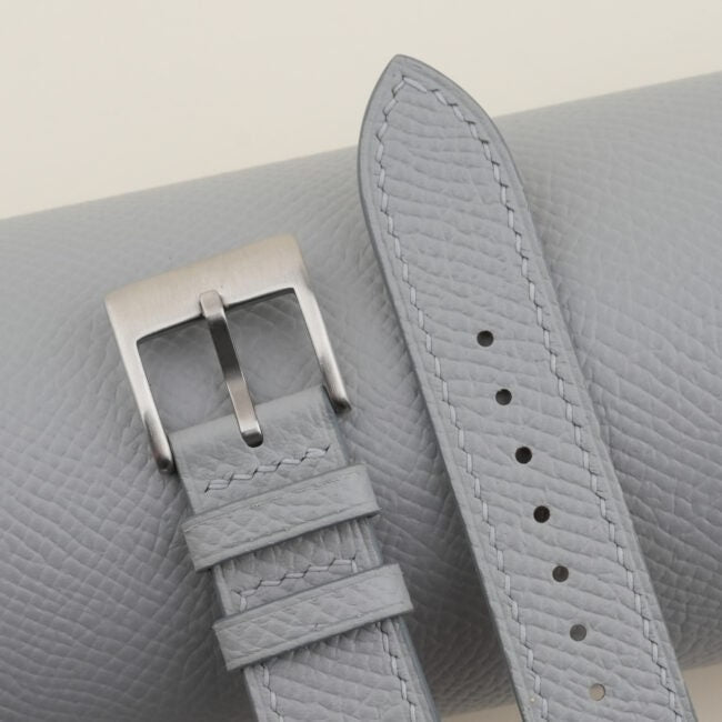 light grey epsom leather watch strap – photo 3