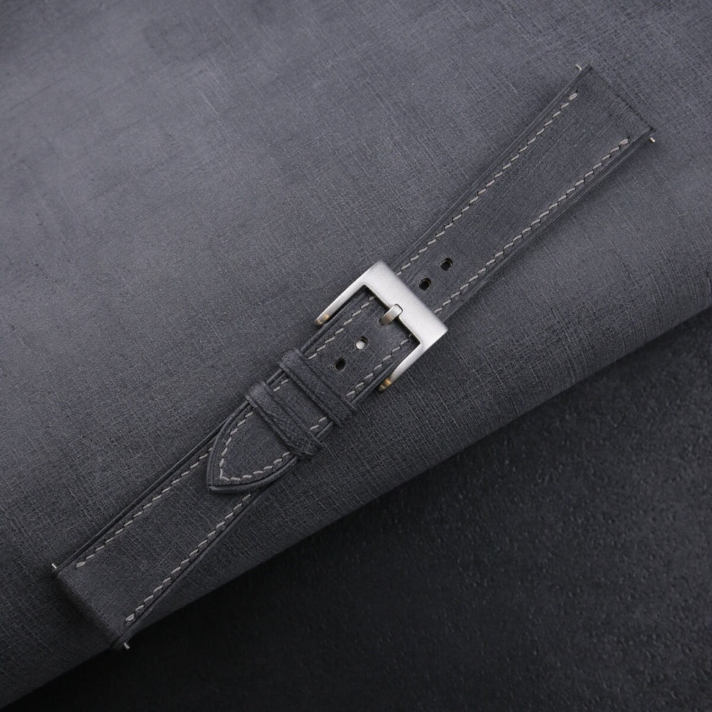 dark grey babele leather watch strap – photo 3