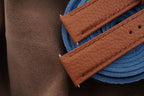 gold brown togo leather watch strap – photo 3