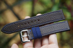 brown togo leather watch strap – photo 3