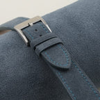 jean blue suede leather watch strap – photo 3