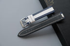 navy epsom leather watch strap – photo 3