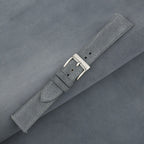 graphite grey suede leather watch strap – photo 3