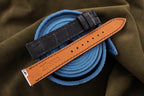 black alligator leather watch strap – photo 4