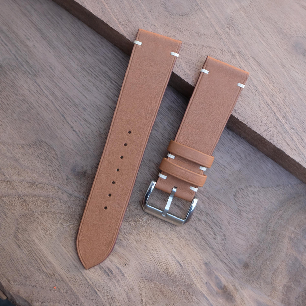 brown swift leather watch strap – photo 4