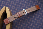 brown canvas leather watch strap – photo 4
