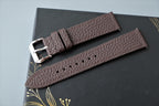 chocolate togo leather watch strap – photo 4