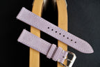 purple suede leather watch strap – photo 4