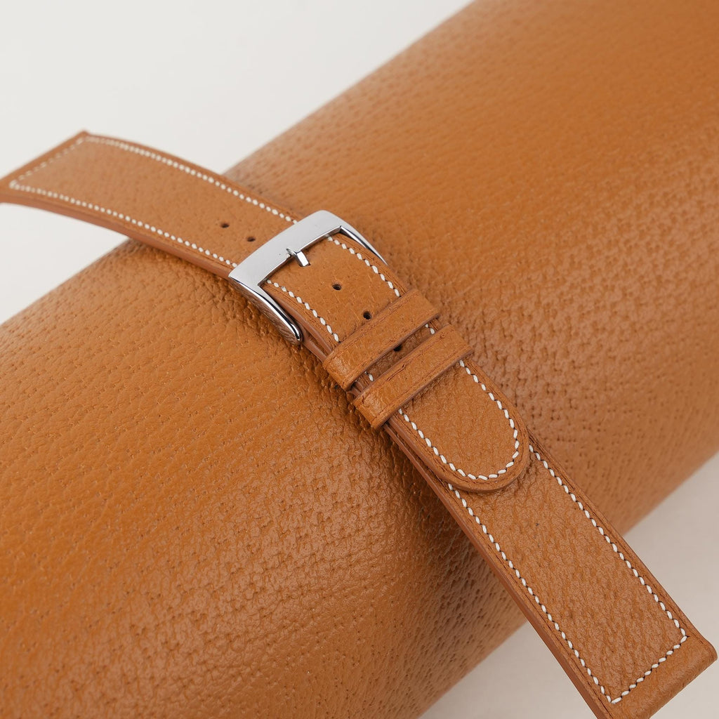 golden peccary leather watch strap – photo 4