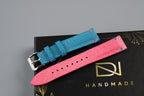 turquoise & pink stingray leather watch strap – photo 4