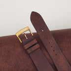 dark brown pueblo leather watch strap – photo 4