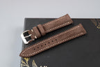 chocolate suede leather watch strap – photo 4