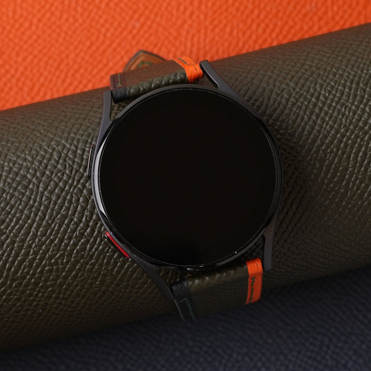 forest epsom leather watch strap – photo 4