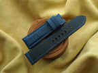 dark blue togo leather watch strap – photo 4