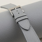 light grey epsom leather watch strap – photo 4
