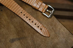 cognac lizard leather watch strap – photo 4