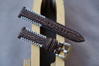 brown shark leather watch strap – photo 4