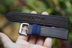 brown togo leather watch strap – photo 4