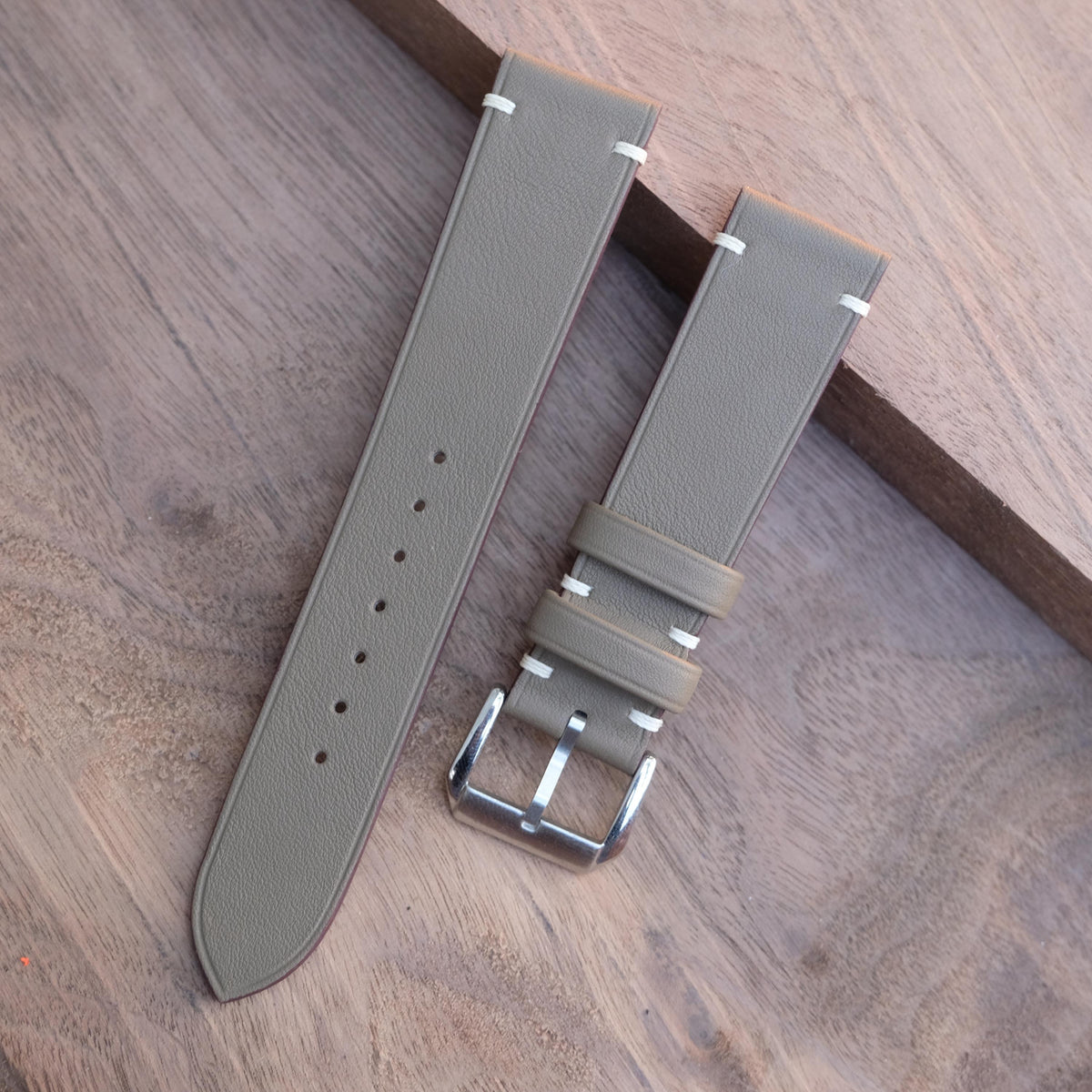 taupe swift leather watch strap – photo 4