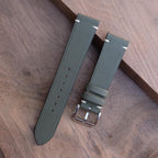 olive swift leather watch strap – photo 4