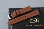 brown saffiano leather watch strap – photo 4