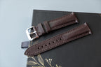 chocolate vachetta leather watch strap – photo 4