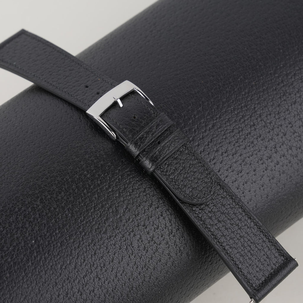 black peccary leather watch strap – photo 4