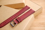 bordeaux pueblo leather watch strap – photo 4