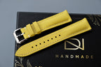 yellow epsom leather watch strap – photo 4